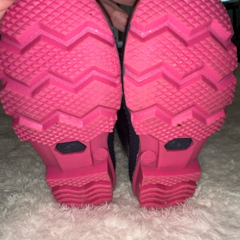 Kamik Kids Navy and Pink Snow Boots - Picture 6 of 7